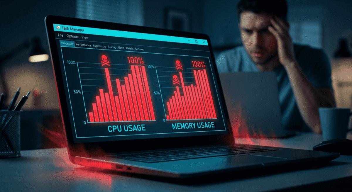 مانیتورینگ منابع سیستم و درگیری غیرعادی پردازنده و رم در ویندوز