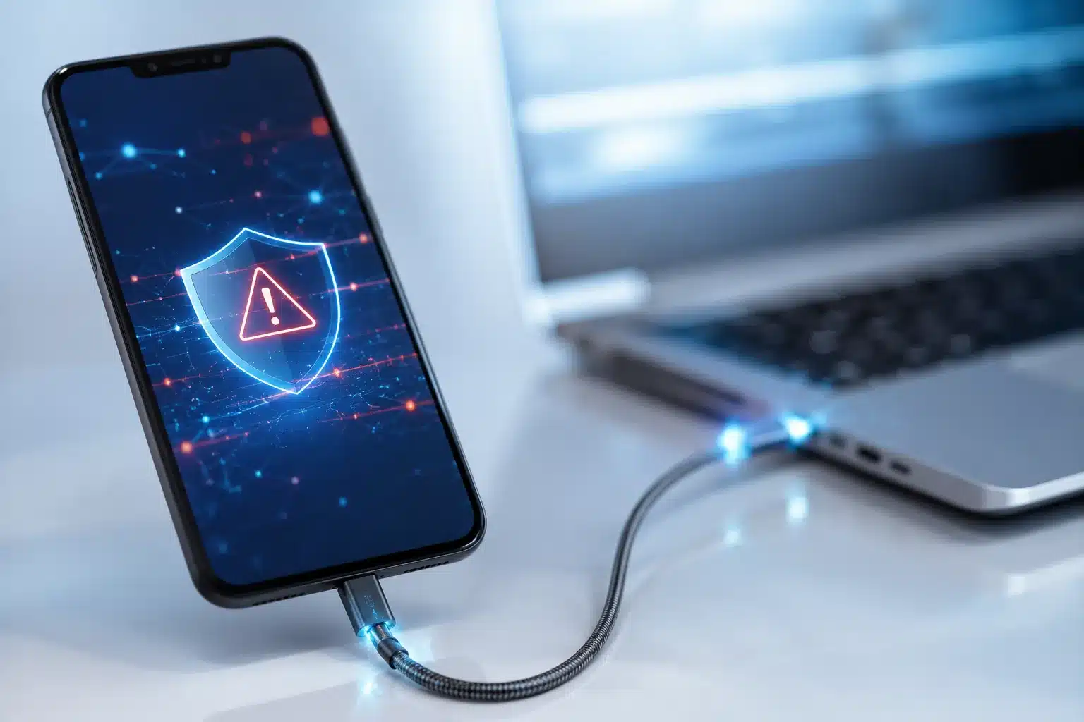 هشدار امنیتی فعال بودن عیب یابی USB در موبایل